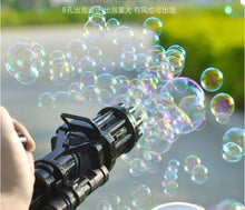Pistolas de burbujas con pilas puedes colocar jabon