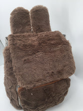 BB1810-23 mochila de conejo de peluche café