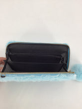 QB2007-722 billetera de cierre grande pink 20x11x4 cm. Azul