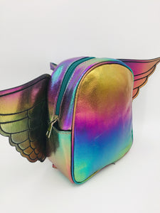 mochila alas de ángel 11236-1  arcoíris