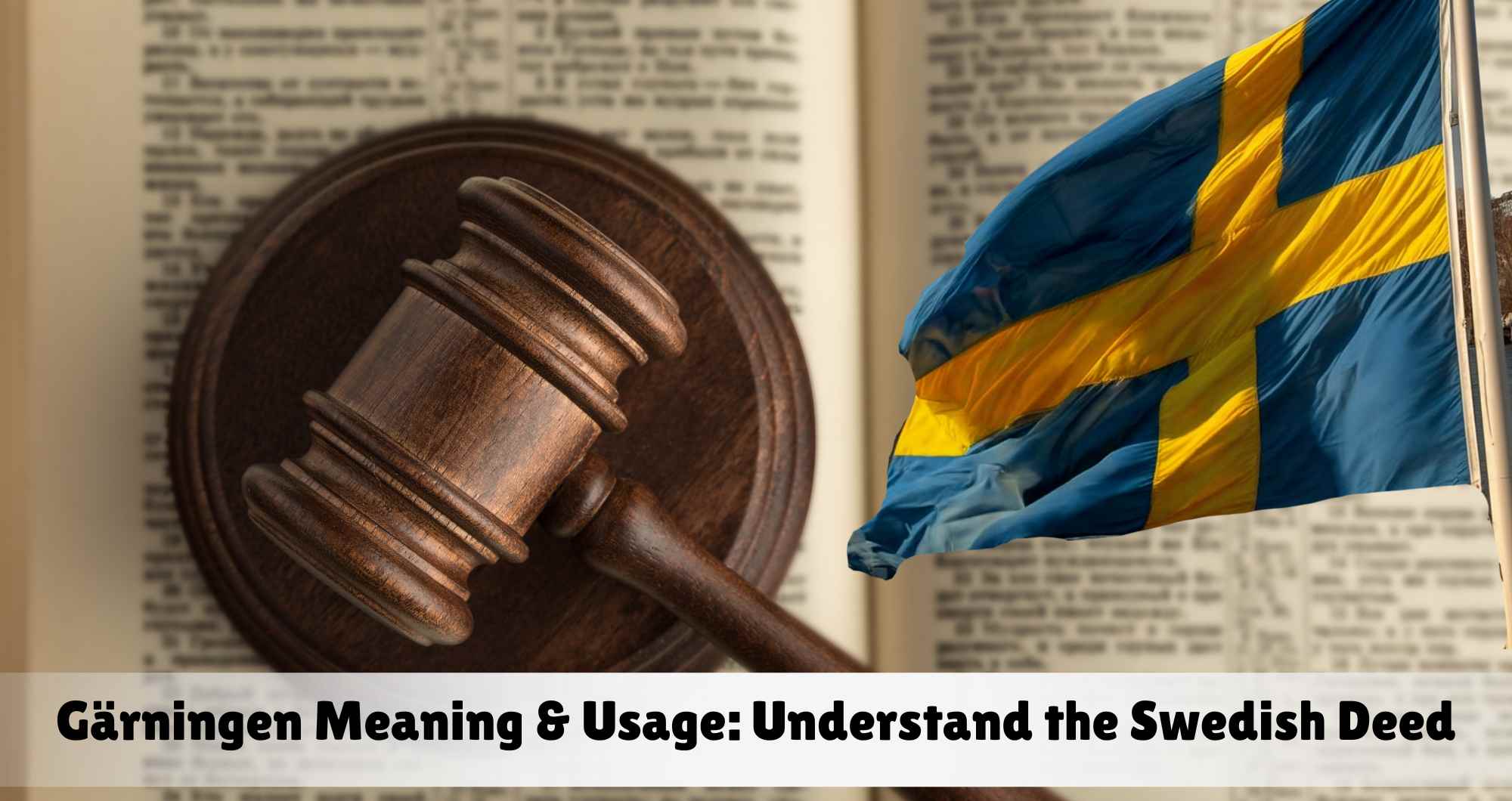 Gärningen Meaning & Usage: Understand the Swedish Deed