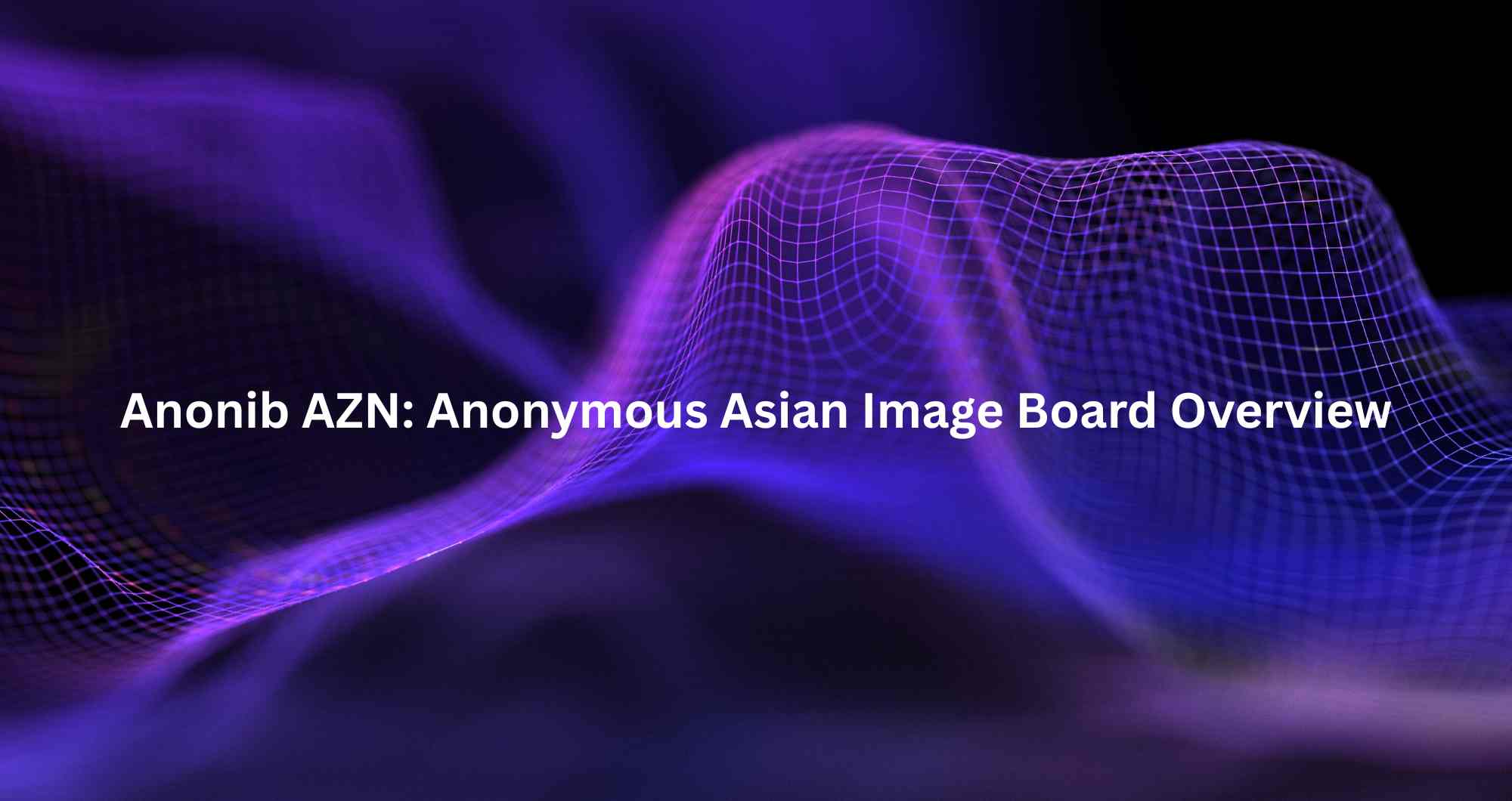 Anonib AZN: Anonymous Asian Image Board Overview