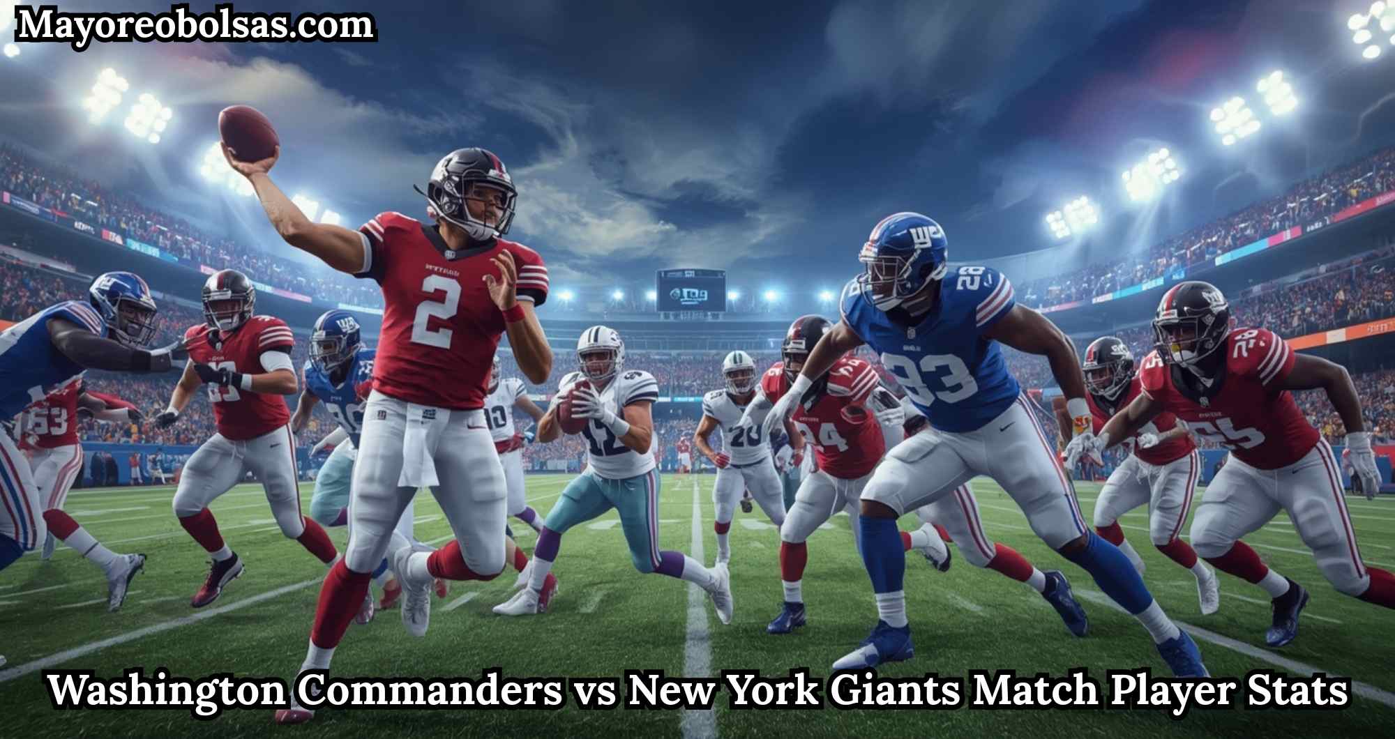 Washington Commanders vs New York Giants Match Player Stats Breakdown